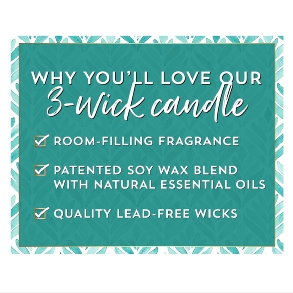 🛍BOGO 50% OFF🕯NWT‼️ Bath & Body Works "Mahogany Rose" 3-wick Candle - Picture 8 of 10